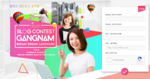 Blog Contest Gangnam District Bekasi