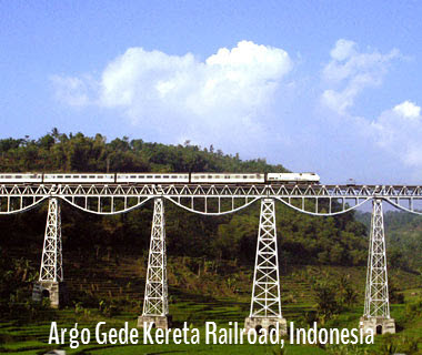Argo Gede Kereta Railroad, Indonesia